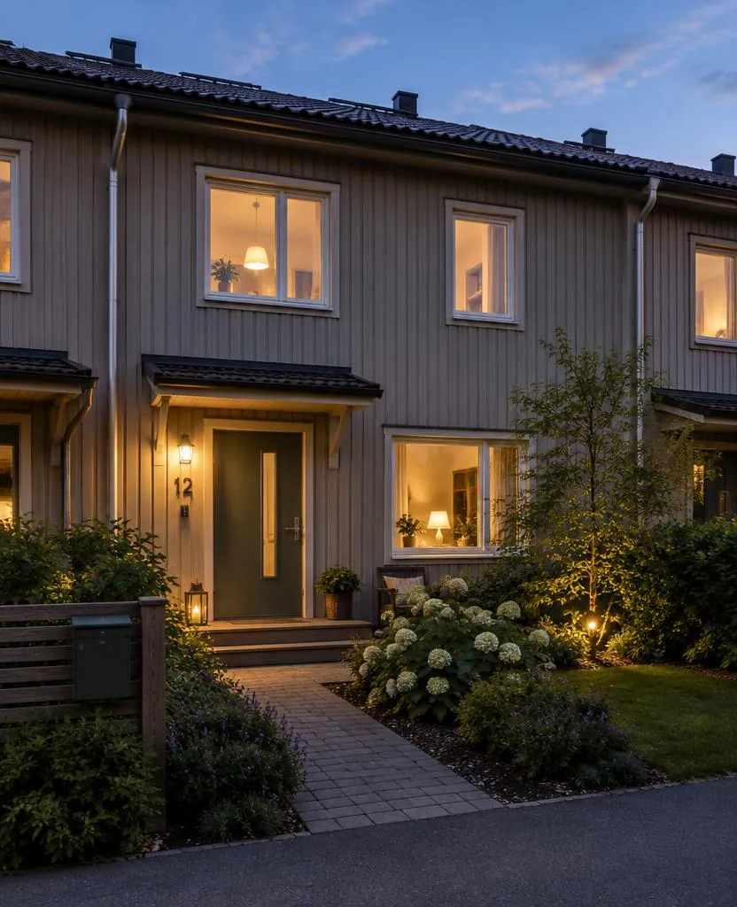 Radhus i skymning