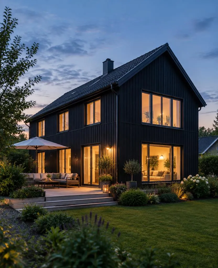 Villa i skymning